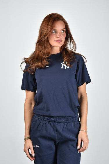 Sporty & Rich t-shirt Yankees Curve TO043610300BL106 dark navy
