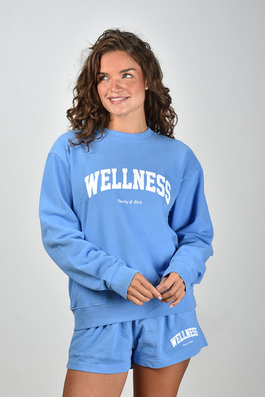 Sporty & Rich trui Wellness Ivy ST071621001BL102 flax blue