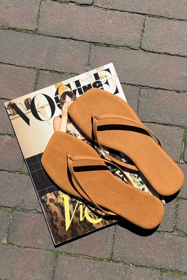 TKEES slippers Square Toe Lily SQLS-02 camel