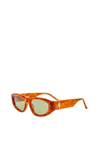 The Attico zonnebril Maya ATTICO80C3SUN tortoise shell