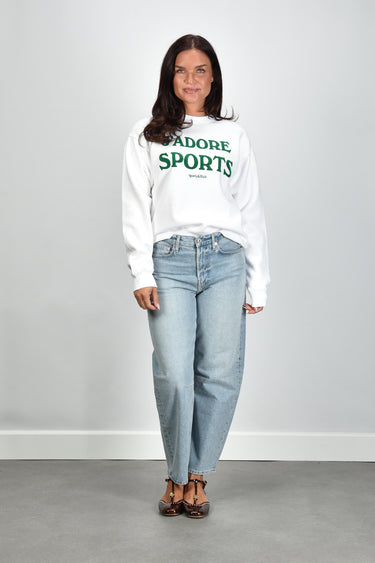 Sporty & Rich sweater Jadore ST09873702WH01 white kelly