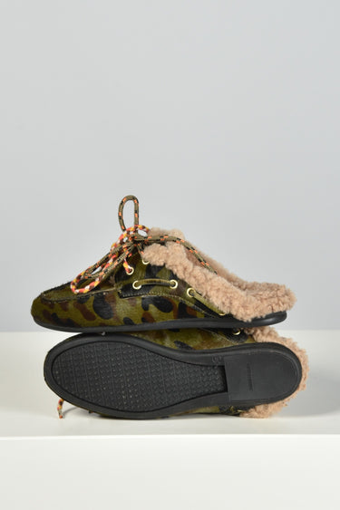 Toral boat loafers TL-BLANCE CAMOU mimetico/sand