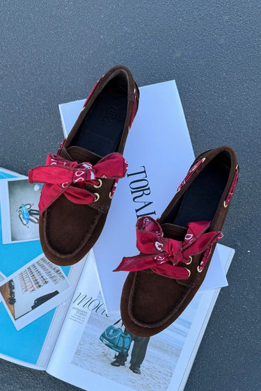 Toral loafers TL-NAHUA-BANDANA mustang-al/burdeos