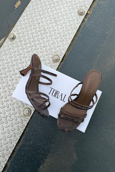 Toral sandals TL-WEEKEND/LOW dark brown