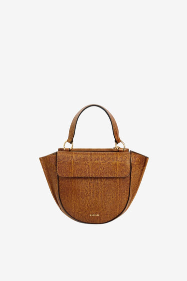 Wandler crossbody Hortensia Piccola 000168-1776 tabacco lizzard
