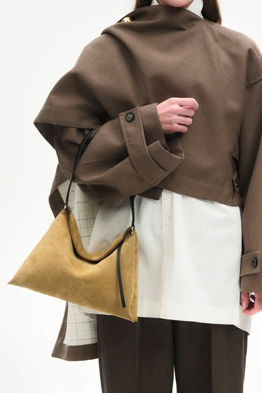 Wandler handtas Penelope Tote Small 000180-1359 khaki suede/black