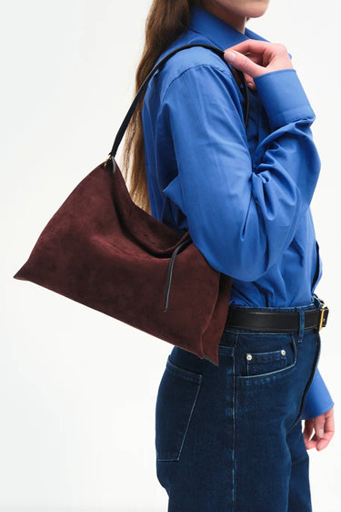 Wandler handtas Penelope Tote Small 000180-2445 acai suede/black