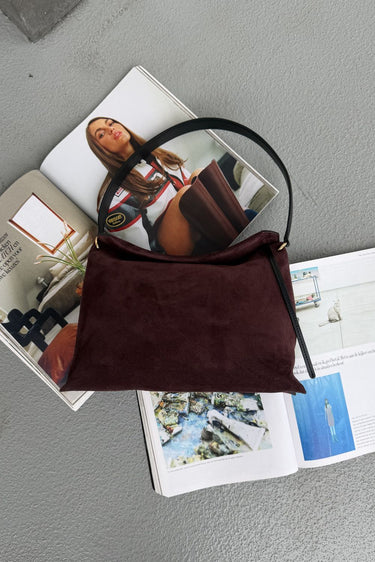 Wandler handtas Penelope Tote Small 000180-2445 acai suede/black