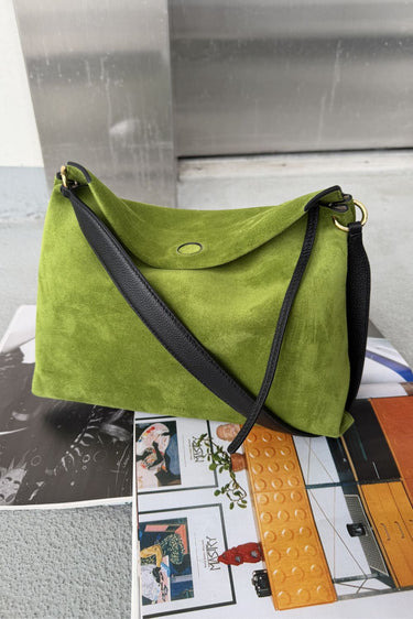 Wandler handtas Penelope Tote Small 000180-2779 verde suede/black