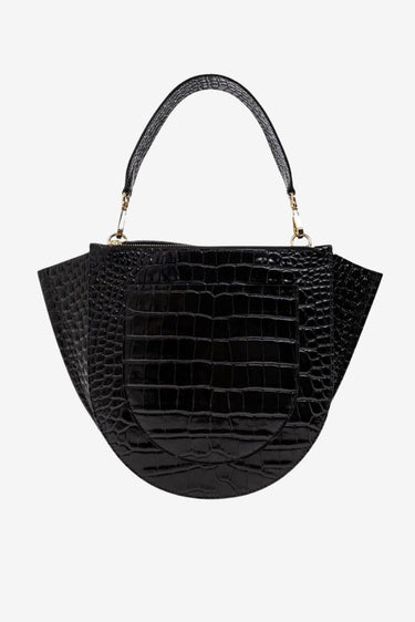 Wandler crossbody Hortensia Medium 000021-3251 black croco