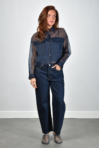Weekend Max Mara blouse Colomba 004 navy