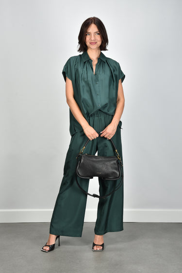 Weekend Max Mara broek WKDZAINO 003 DARK GREEN