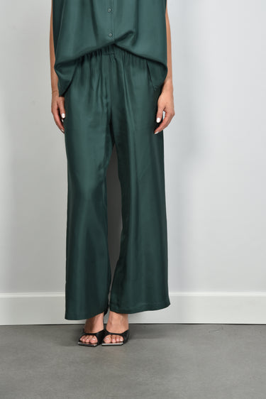 Weekend Max Mara broek WKDZAINO 003 DARK GREEN
