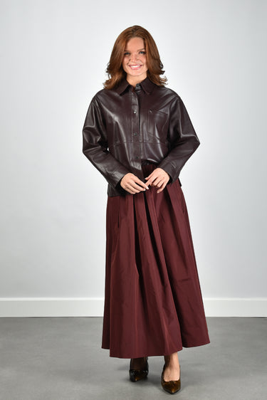 Weekend Max Mara jack Scatola 002 bordeaux