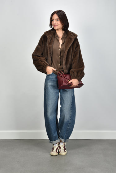 Weekend Max Mara jas WKDANEMONE 001 BROWN