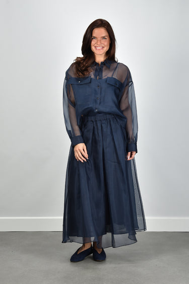 Weekend Max Mara rok Visino 004 navy