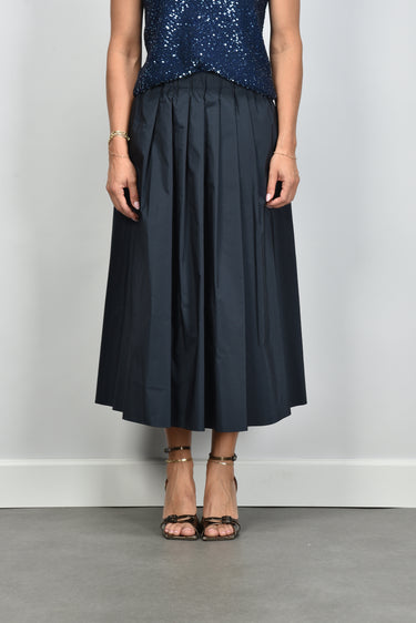 Weekend Max Mara rok WKDALPACA 002 NAVY