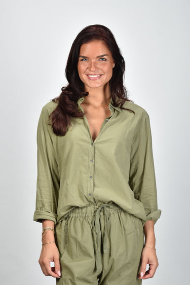 Xirena blouse Beau X5CTP111 dark seagrass