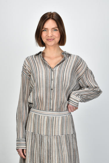 Xirena blouse Jace X5CIC048 coco shell