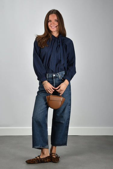 Xirena blouse Leona X5CTP043 navy