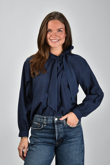 Xirena blouse Leona X5CTP043 navy