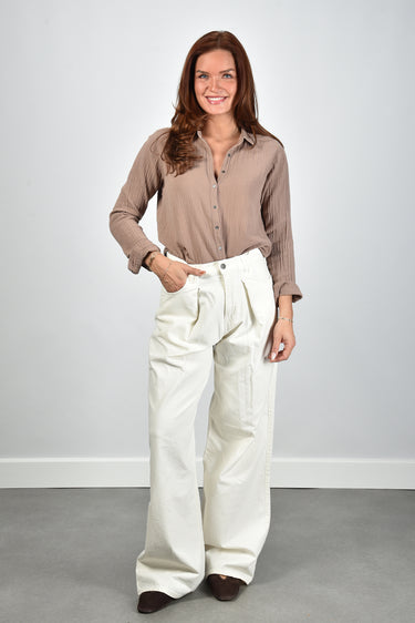 Xirena blouse Scout X5CHG005 ash brown