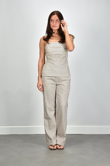 Xirena broek Pascale Pant X7DHS045 brown topaz stripe