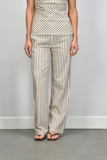 Xirena broek Pascale Pant X7DHS045 brown topaz stripe