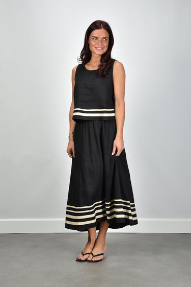 Xirena Dress Lucille X7MRL045 black linen