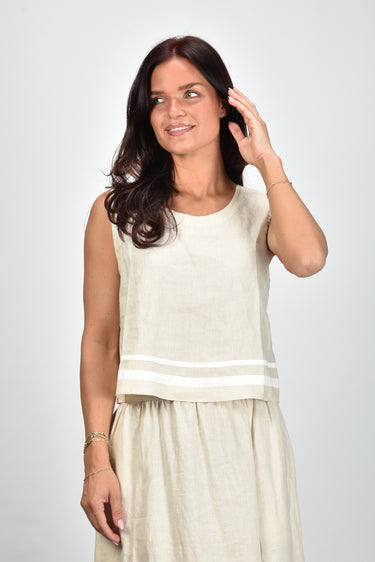 Xirena top Leni X5MRL049 winds linen