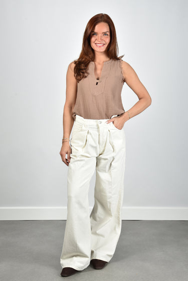 Xirena top Portia X5CHG052 ash brown