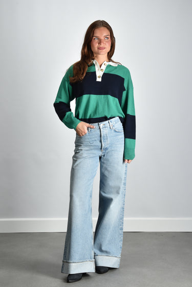 Xirena trui Braxton X9WSS045 navy stripe