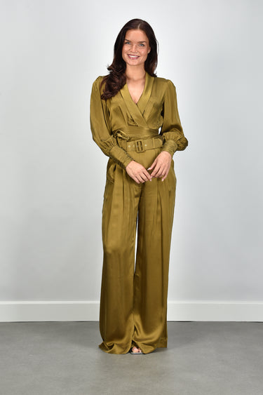 Zimmermann t-shirt Silk Wrap Top 4913TF26R olive