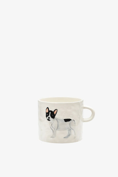 Anna + Nina French Bulldog Tea Mug multicolor
