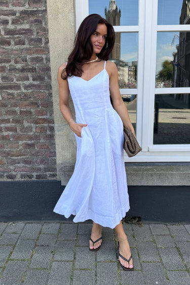Xirena jurk Bardot Dress X4MRL046 white