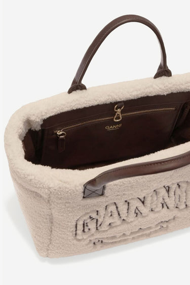 Ganni shopper B2110033 egret