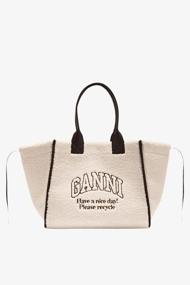 Ganni shopper B2110033 egret