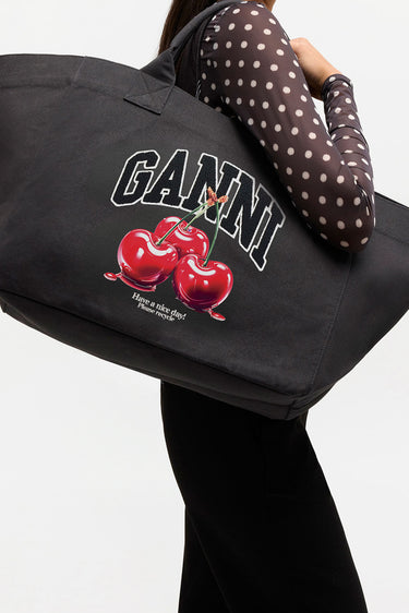 Ganni shopper B2110037 phantom