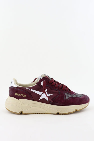Golden Goose sneakers Running Sole GWF00927.F008154.40478 bordeaux/white/silver