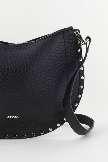 Isabel Marant crossbody Oskan Soft Zip BF0066FA-C4C22M black/silver