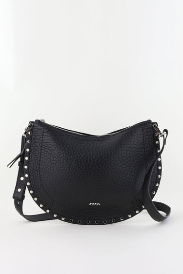 Isabel Marant crossbody Oskan Soft Zip BF0066FA-C4C22M black/silver