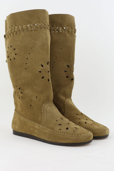 Isabel Marant laarzen Welky BO0253FA-D1A23S taupe