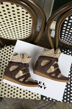 Isabel Marant sneakers Bekett-Gz BK0010FA-C1E02S chocolate/sand brown
