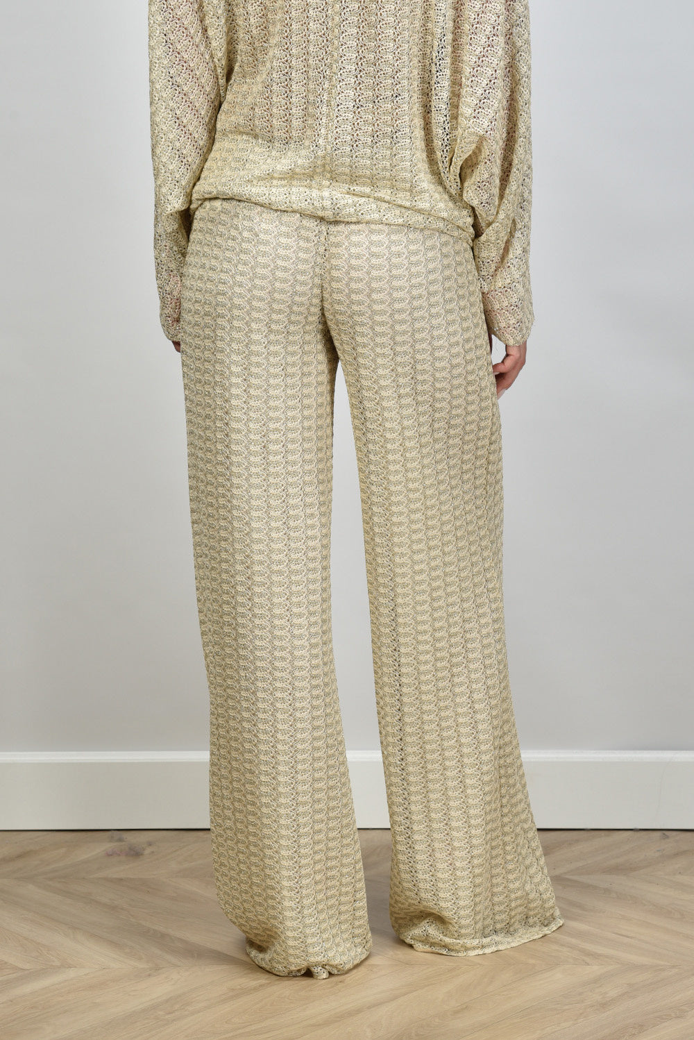 ミッソーニ レディース カジュアルパンツ ボトムス Sequined Flared Trousers ミッソーニ レディース カジュアルパンツ ボトムス Sequin-Embellished