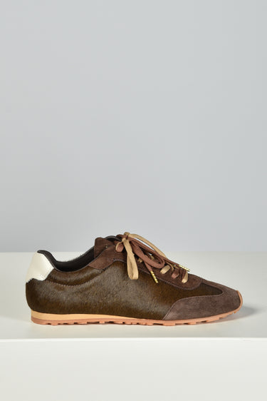 Nubikk sneakers Billy Lou 21088900 dk brown pony