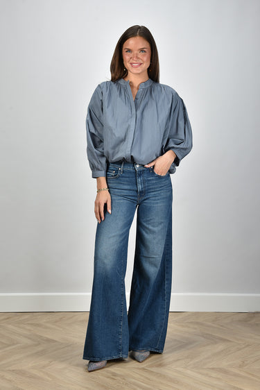 Sea Me Happy blouse Balloon steel gray