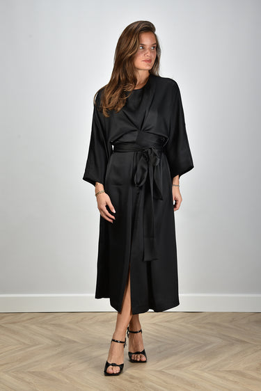 Sea Me Happy dress Olivia Satin black