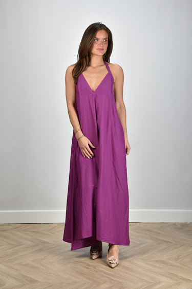 Sea Me Happy dress Zahara Long Uni beetroot