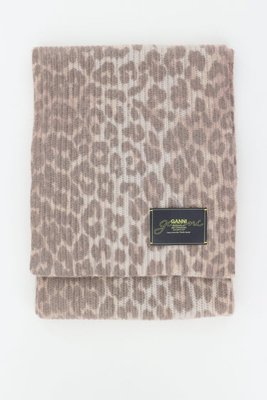 Ganni shawl A7267 leopard