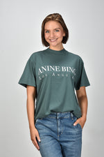 Anine Bing t-shirt Ashton Los Angeles A-08-10133-DKG31 dark green